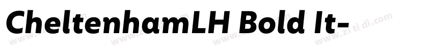 CheltenhamLH Bold It字体转换